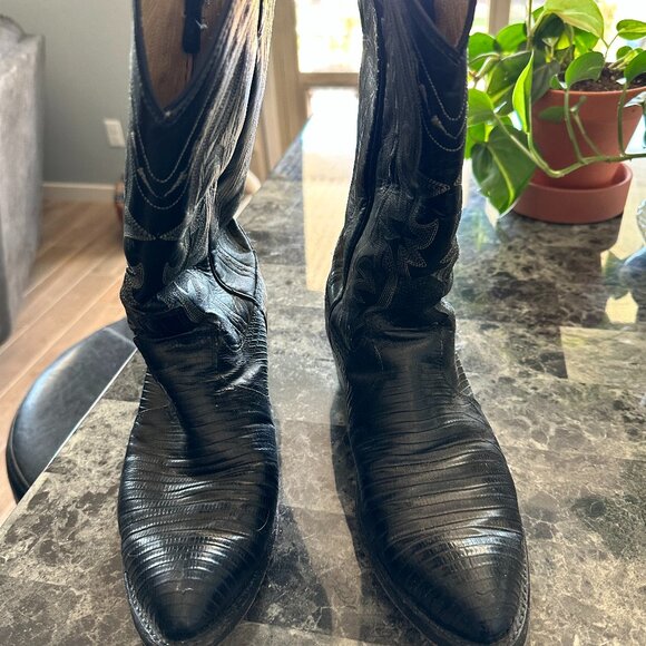 Women's western black Dan Post boots - Picture 1 of 4
